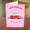 Girl Baby Naming Card