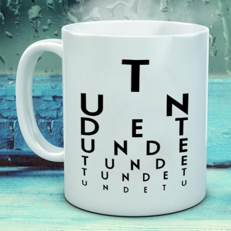 Personalised Eye Test Mug