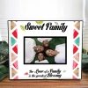 Personalised Sweet Family Photo Frame