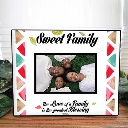 Personalised Sweet Family Photo Frame