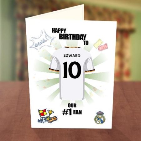 Real Madrid Fan Birthday Card