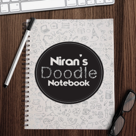 Personalised Doodle Notebook