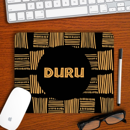 Personalised African Print Mousepad