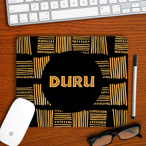 Personalised African Print Mousepad