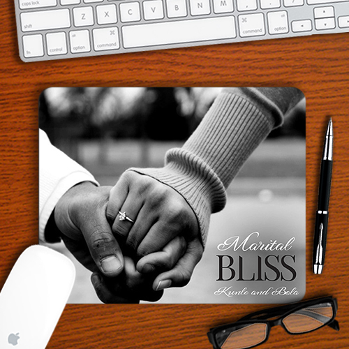 Personalised Marital Bliss Mousepad