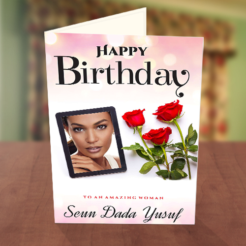 Personalised Amazing Woman Birthday Card