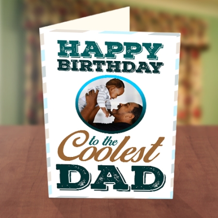 coolest dad birthday card
