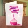 Personalised Cupcake Candle Birthday Card