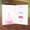 Personalised Cupcake Candle Birthday Card