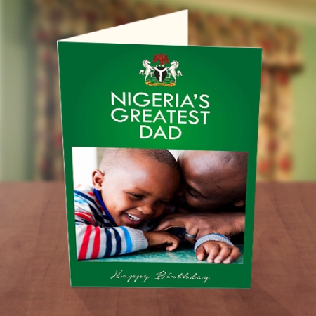 Naija's Greatest Dad Birthday Card
