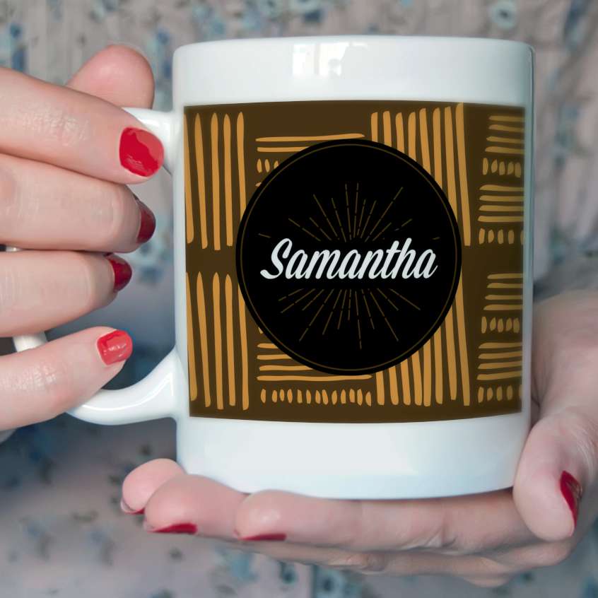 Personalised African Pattern Mug