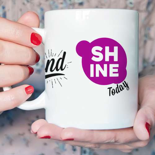 Personalised Rise and Shine Mug
