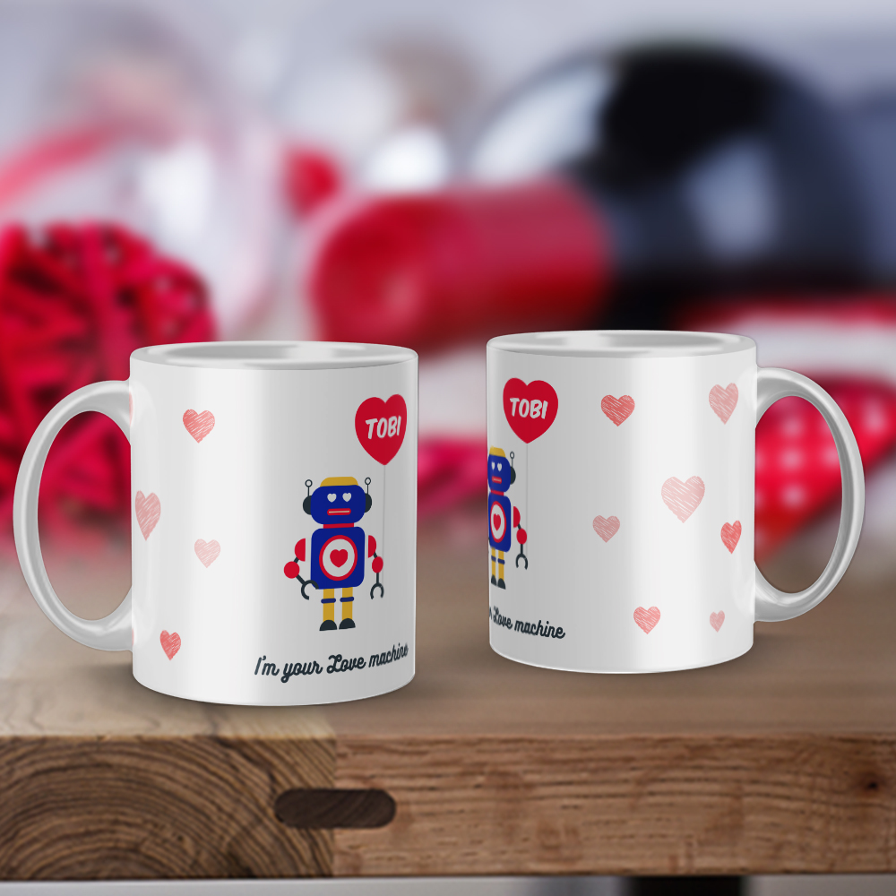 Personalised Love Machine mug