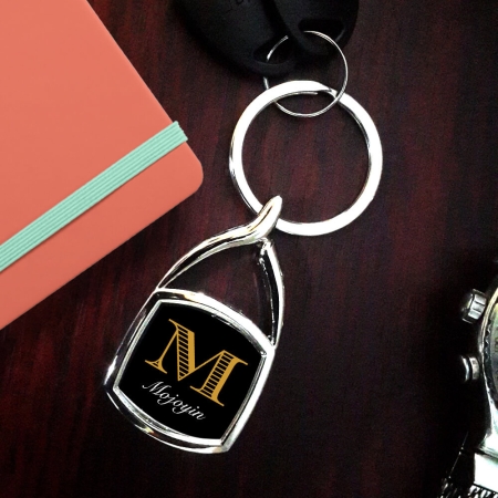 Metal Square Keyrings